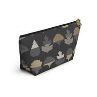 Frond Accessory Pouch w T-bottom in Black